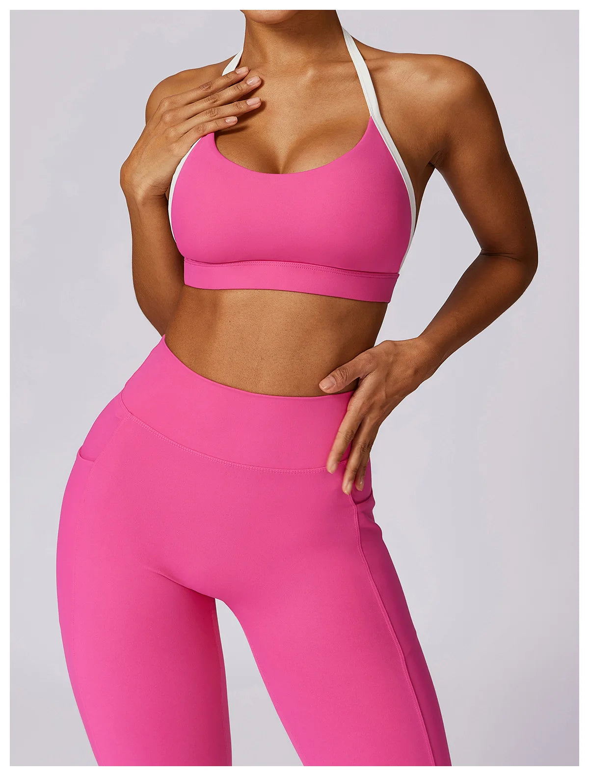 Women Sportswear Push Up Workout Clothes 2Pcs