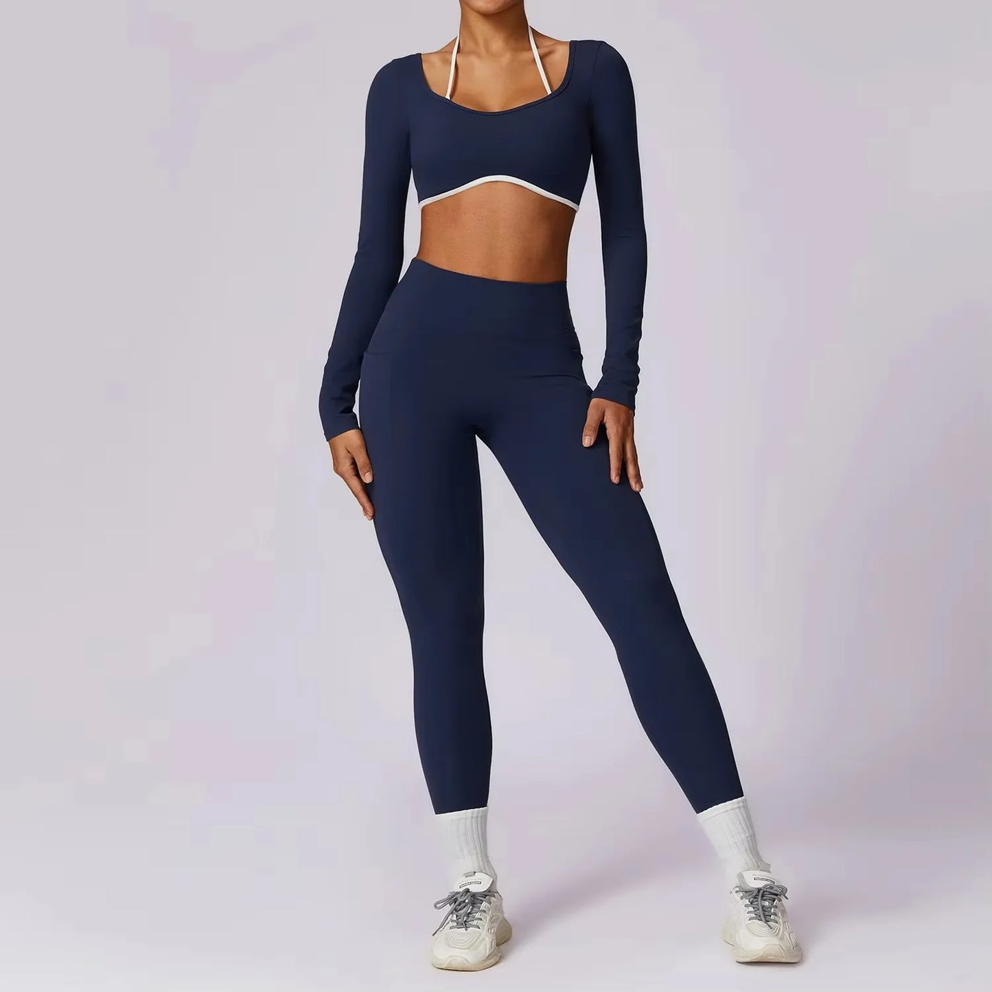 Women Sportswear Push Up Workout Clothes 2Pcs