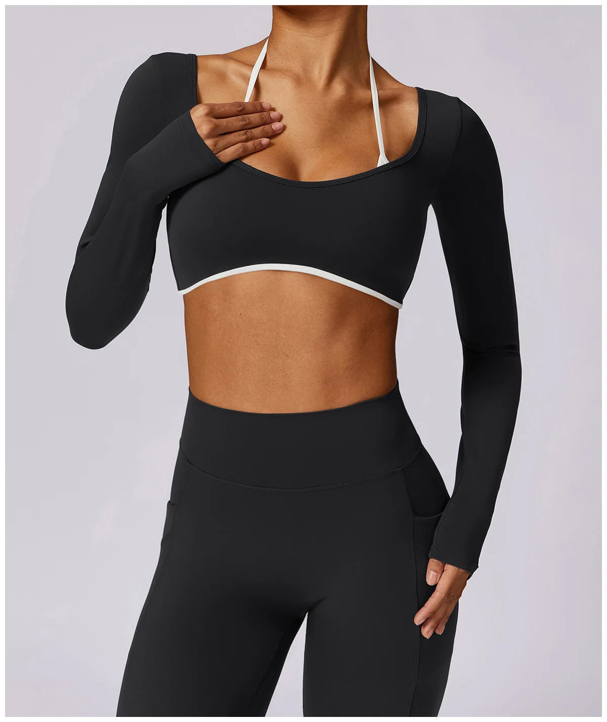 Women Sportswear Push Up Workout Clothes 2Pcs