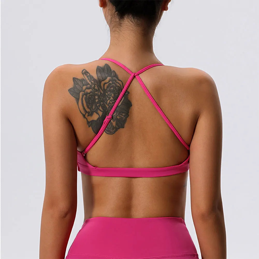 Women Sports Bra Top Push Up