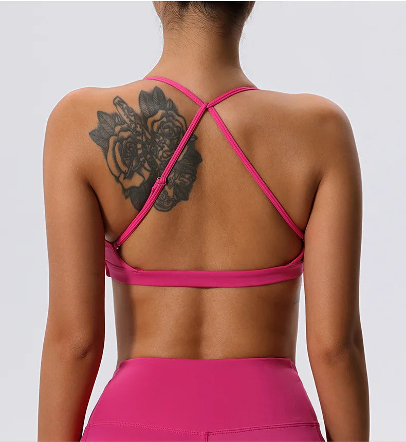 Women Sports Bra Top Push Up