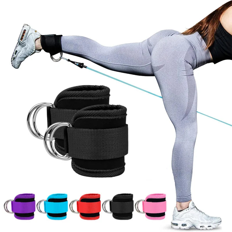 Ankle Strap Resistance Bands Hip Leg Strength Pull Rope Fitness Elastic Training Home Yoga Crossfit Workout Gym Equipment