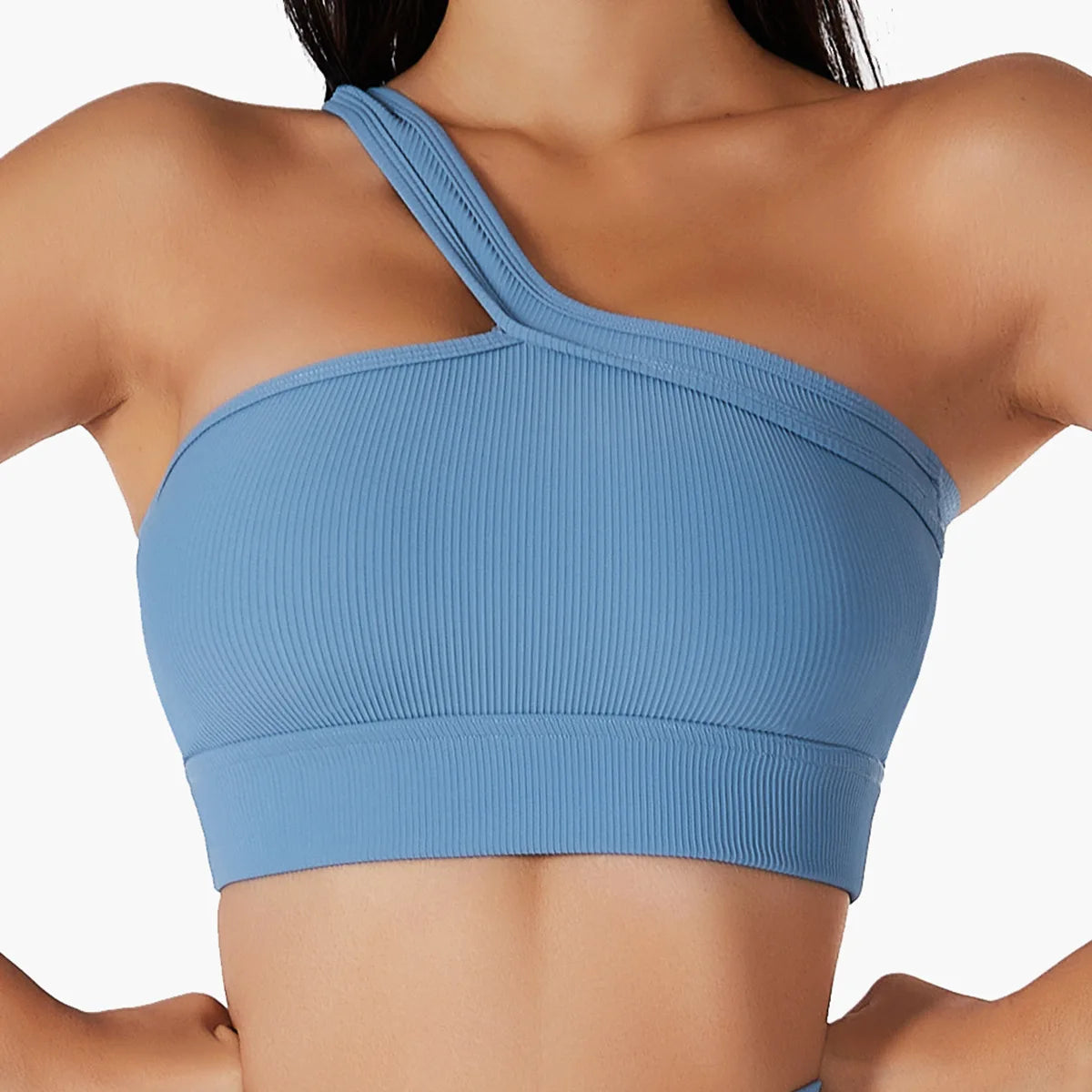 One-shoulder Yoga Bra One-piece