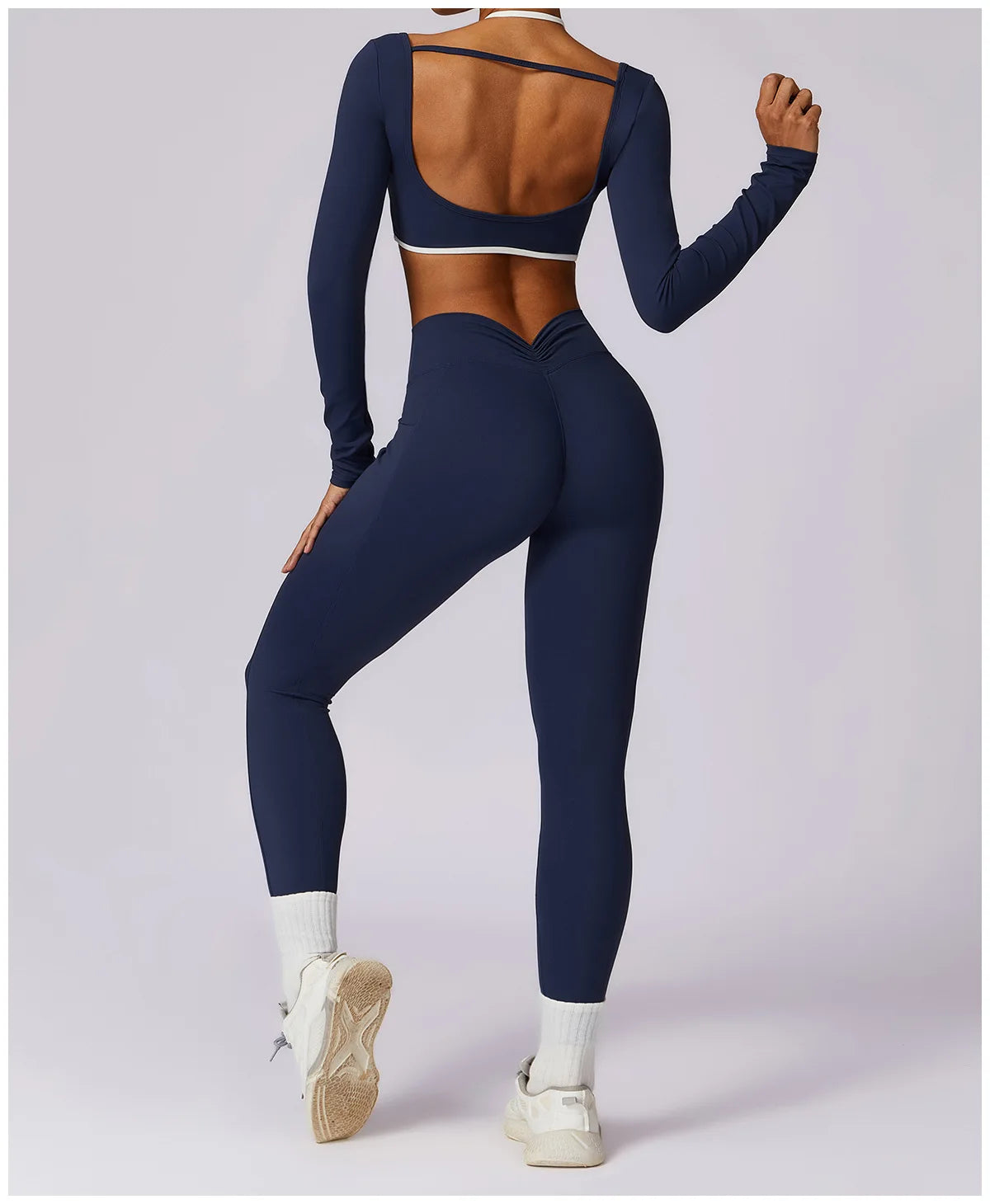 Women Sportswear Push Up Workout Clothes 2Pcs