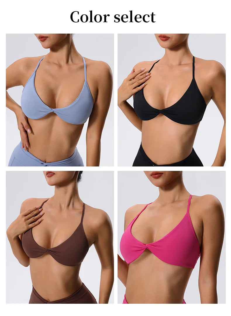 Women Sports Bra Top Push Up