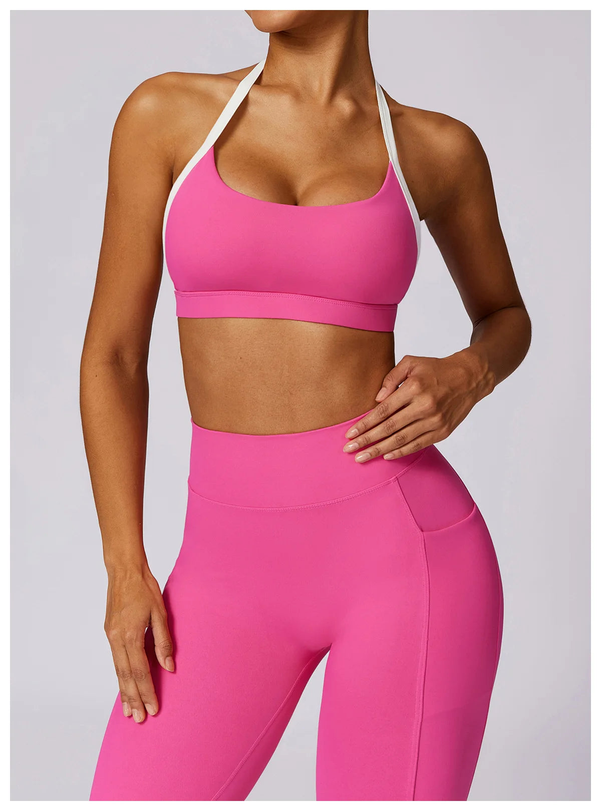 Women Sportswear Push Up Workout Clothes 2Pcs