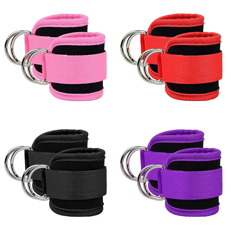 Ankle Strap Resistance Bands Hip Leg Strength Pull Rope Fitness Elastic Training Home Yoga Crossfit Workout Gym Equipment