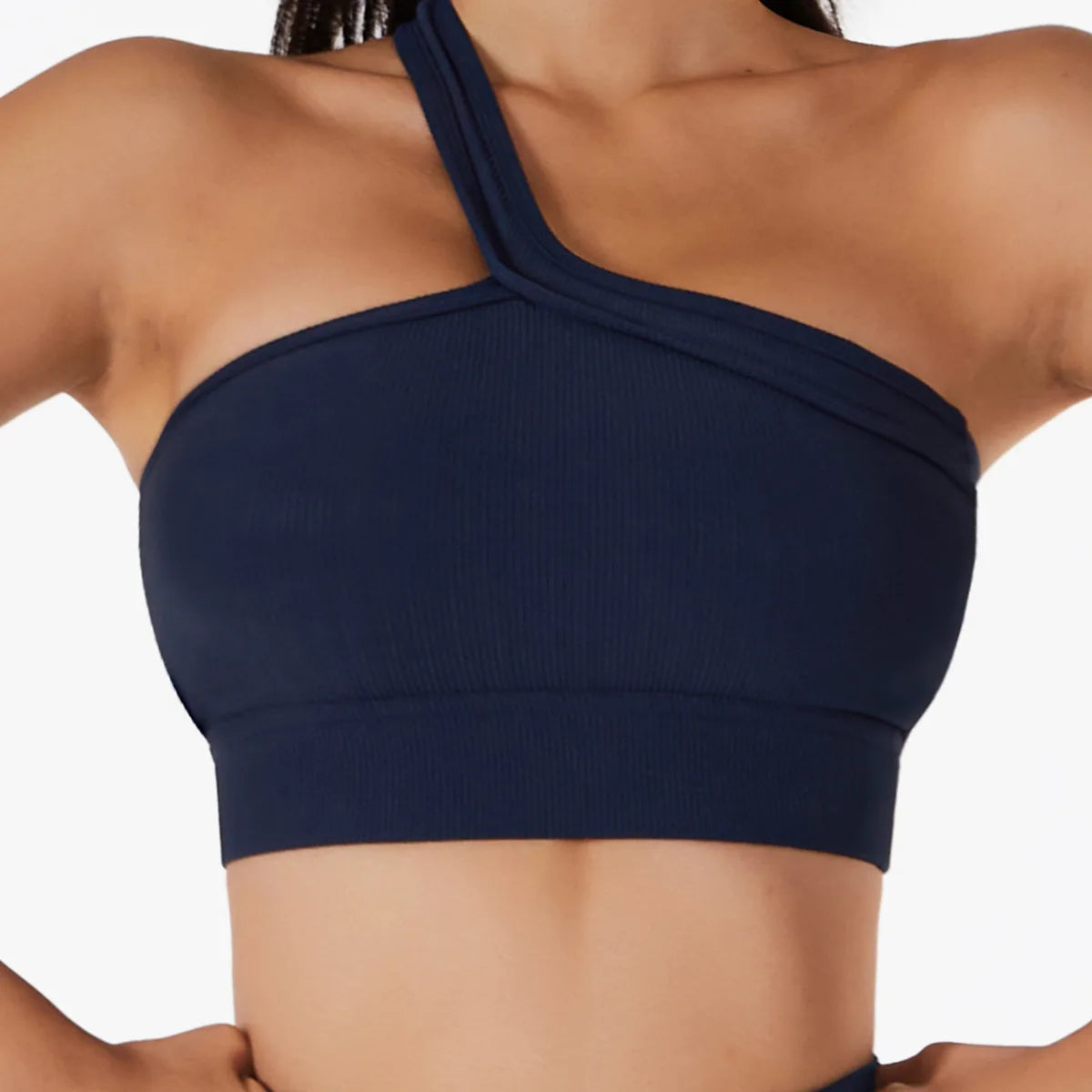 One-shoulder Yoga Bra One-piece